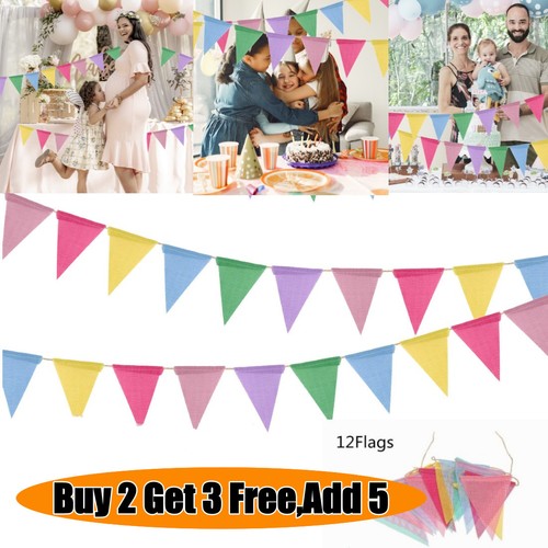 Triangle flags bunting - triangle,