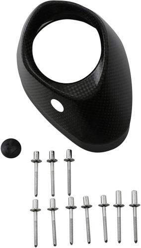 Akrapovic carbon fibre end - end, cap