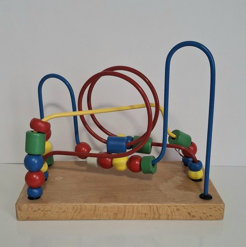 Wooden bead maze - bead,