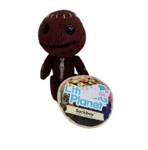 Sackboy plush keyring - sackboy,