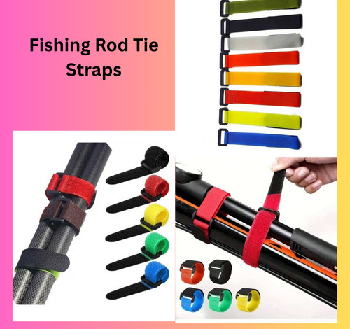 Fishing rod tie straps - fishing,