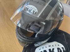Child Takai Black Crash Helmet - Good Condition - Suit 12 Years Plus 
