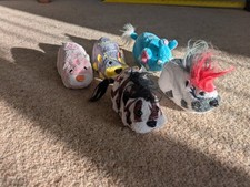 5 x Zhu Zhu Pets Hamster Bundle Gosler Siege W5 Wharton Baako Jilly