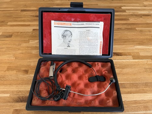 Vintage shure sm10a headset - vintage,