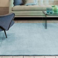 York Rug Duck Egg Blue Wool