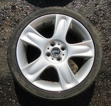 DAMAGED 17" MINI Bullet Spoke (Silver) R91 Alloy Wheel R56 R52 R53 6763299 #JQ