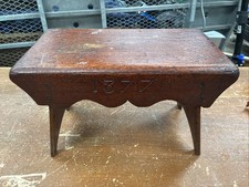 Victorian Stool Dated 1877