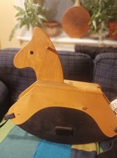 Vintage Habitat wooden rocking horse