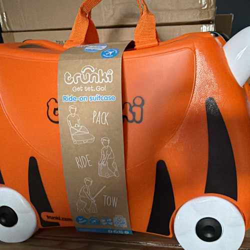 Trunki ride suitcase - trunki, orange