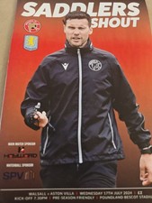 Walsall FC V Aston Villa Match