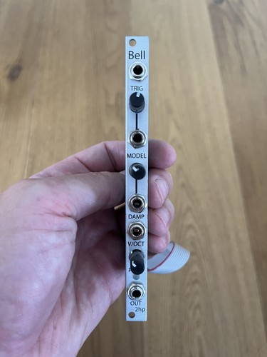 2hp bell eurorack module - bell,