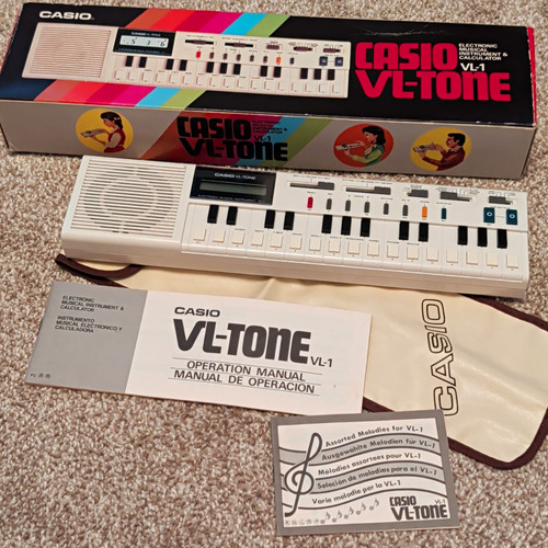 Casio tone 1 1980 - vl-tone, vl-1
