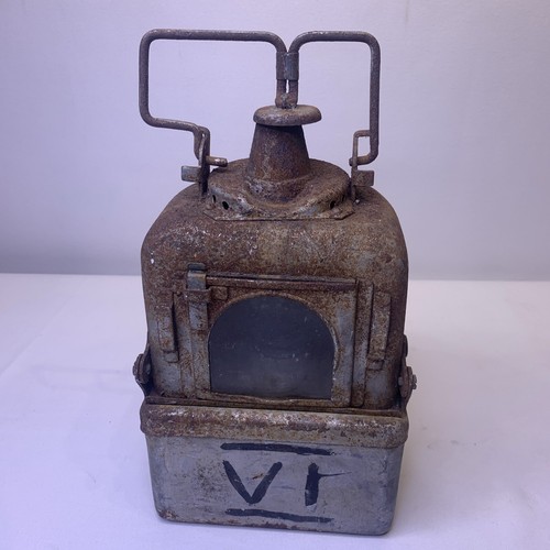 Old vintage railways - lamp,