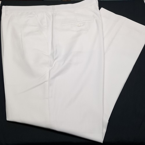 White plain trousers - white, formal