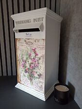 Unique wooden Wedding Post Box 