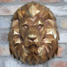 Geometric Lion Head Hanging
