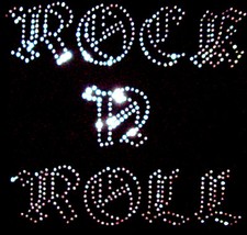 ROCK AND ROLL IRON ON TRANSFER