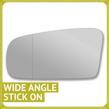 Left passenger side for Mazda 323F Manual 89-94 wing mirror glass Wide Angle