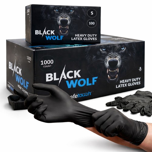 Latex black disposable - latex,