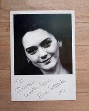 Eve Steele signed photo card -