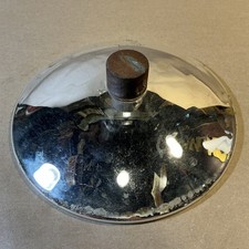 Vintage Oil Lamp Mercury Glass Reflector As Is INV-JDJ65