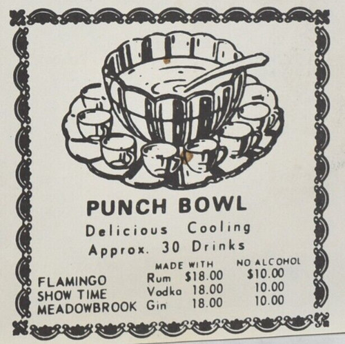 1970s punch bowl delicious - 1970s,