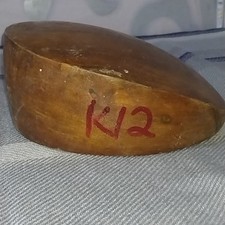 Wooden hat block millinery 