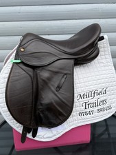 16.5 Brown Saddle Company Saddle 10 Inch D To D Ref 899