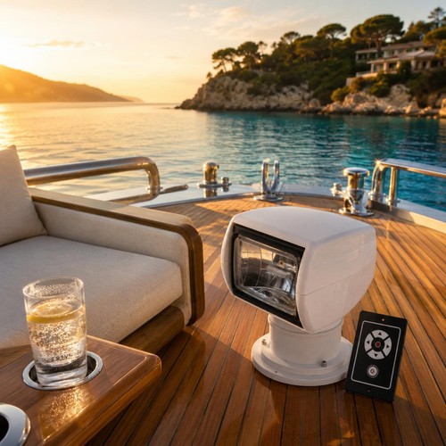 Marine searchlight glass lens - searchlight,