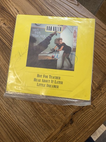 Van halen signed hot for - signed,