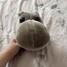 Big Headz Hippo Soft Plush Toy
