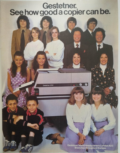Gestetner vintage print - print, ad