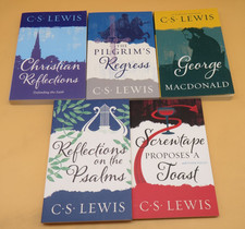 C S Lewis Christian Reflections Regress George Psalms Toast PB 1st
