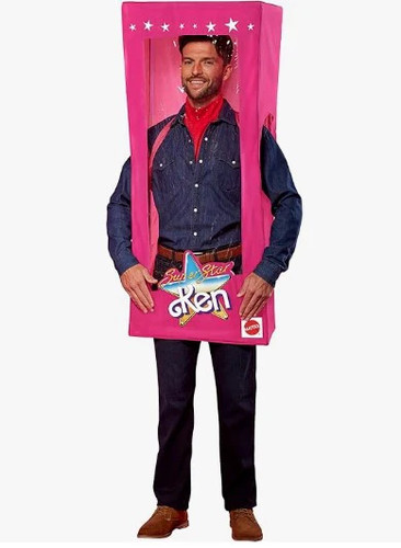 Ken box barbie pink - box,