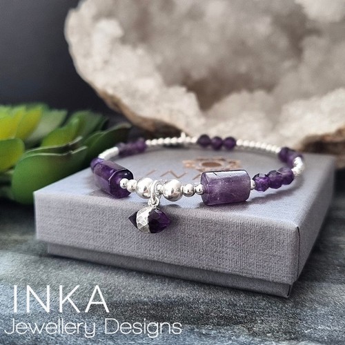 925 sterling silver amethyst - 925,