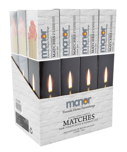 Extra long matches per box - long,