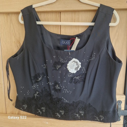Stunning black beaded - black,