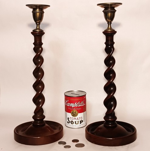 1800s barley twist vtg wooden - 1800s,