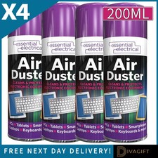 4 x COMPRESSED AIR DUSTER