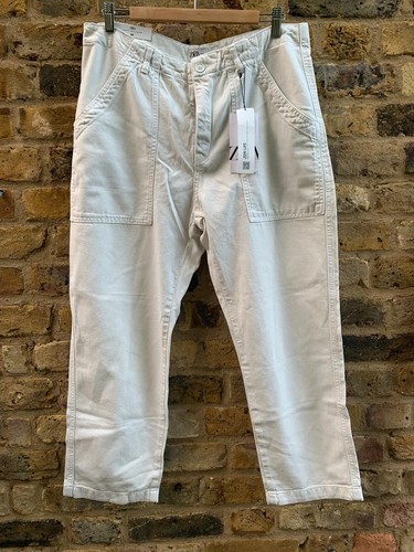 Zara women white harem pants - women's,
