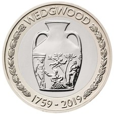 2019 Wedgwood £2 Rare Two