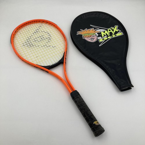 Dunlop max neon tennis racket - neon,