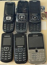 Samsung Phone Lot GT-S3350 Chat 335 SGH J700i SGH D600e SGH D500 E1080i x 6