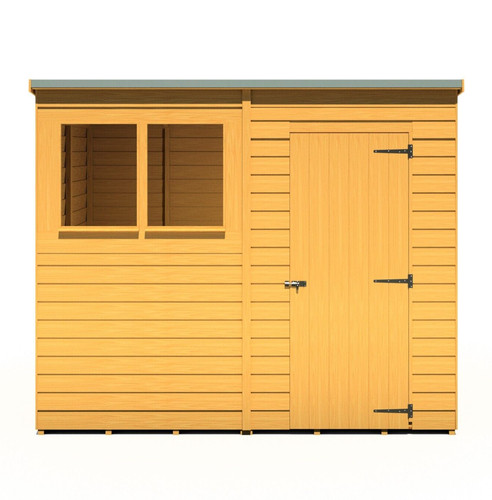 8x6 wooden pent - wooden, shed