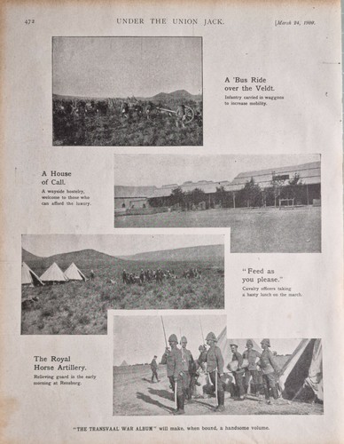 1900 print boer war - 1900, cavalry