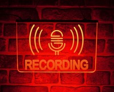 Recording On Air Neon LED
