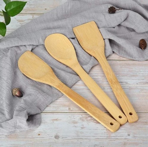 Bamboo spoons wooden - x,