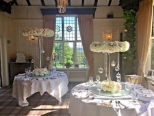 Halo table centrepieces 110cm & 150cm tall. FOR HIRE wedding bride bespoke