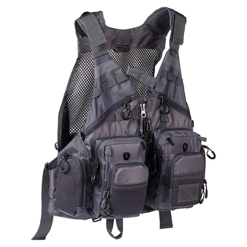 Breathable mesh fishing vest - mesh,