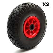 2x Fishing Trolley PU Tyre +